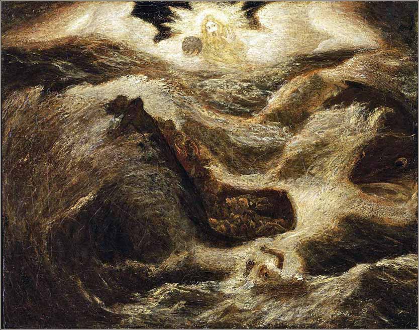 <i>Jonah</i>, by Albert Pinkham Ryder, ca. 1885.